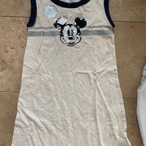 Disney gap girls sequin dress size m new